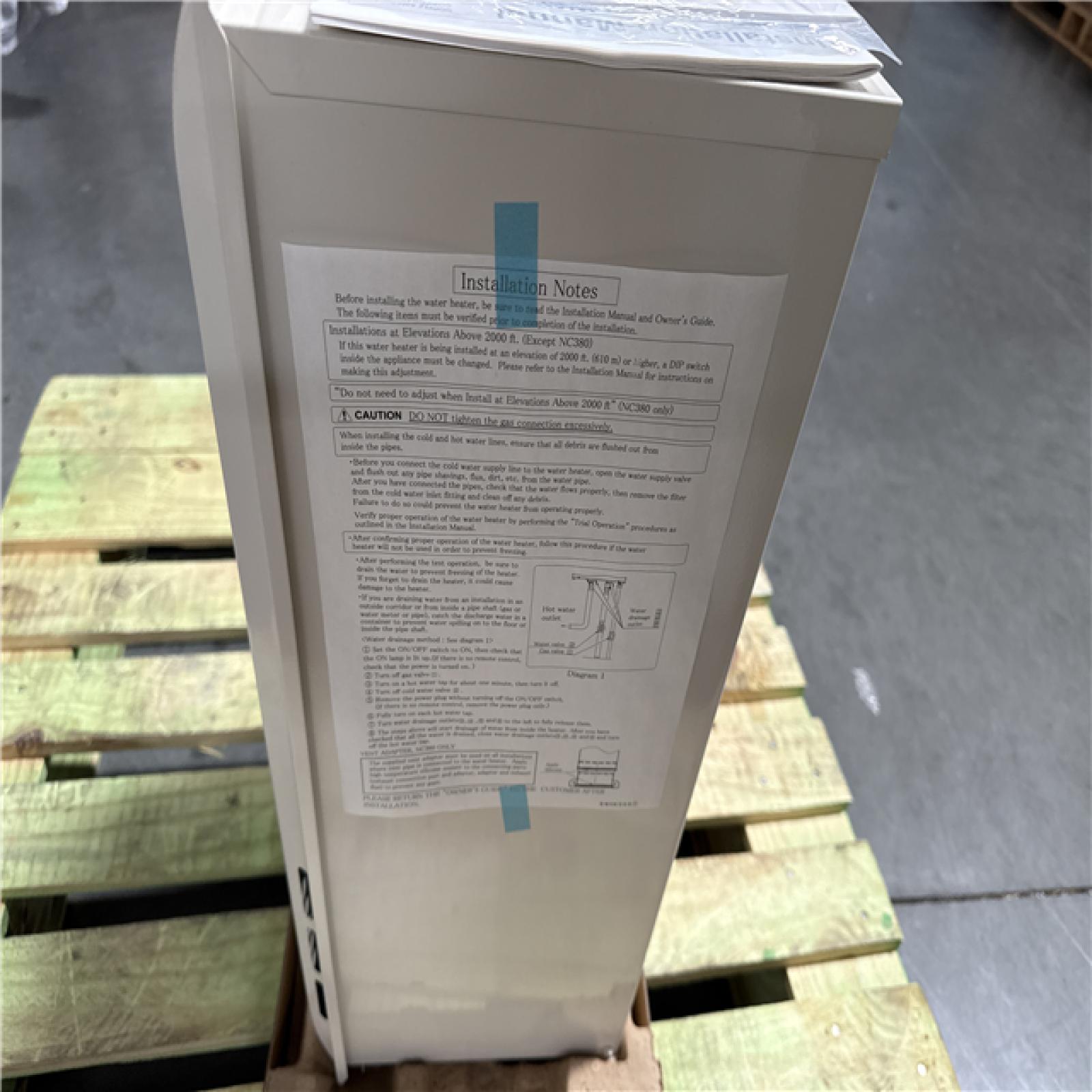 California NEW Noritz Tankless Water Heater