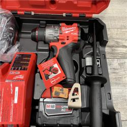LIKE NEW - Milwaukee FUEL 18V Lithium-Ion Brushless Cordless 1/2 in. Hammer Drill Driver Kit