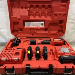 AS-IS Milwaukee 18V Lithium-Ion Cordless Short Throw PEX Press Tool Kit