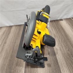 AS-IS DEWALT FLEXVOLT 60V MAX Cordless Brushless 7-1/4 in. Circular Saw with Brake (Tool Only)