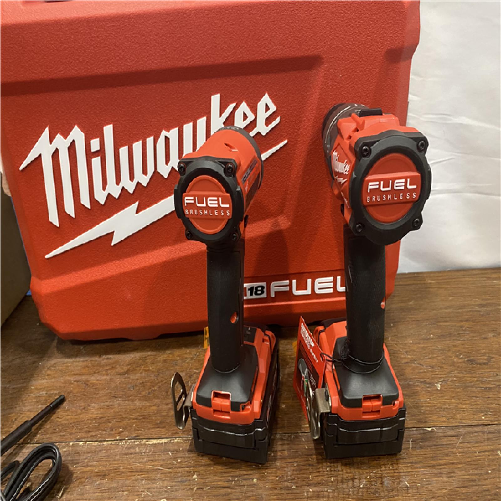 AS-ISM18 FUEL 18V Lithium-Ion Brushless Cordless Hammer Drill and Impact Driver Combo Kit (2-Tool) with 2 Batteries