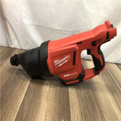 AS-IS Milwaukee 12-Volt Lithium-Ion Cordless Drain Cleaning Airsnake Air Gun Kit