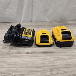 AS-IS DEWALT 20V MAX Lithium-Ion 6.0Ah and 4.0Ah Battery and Charger Starter Kit