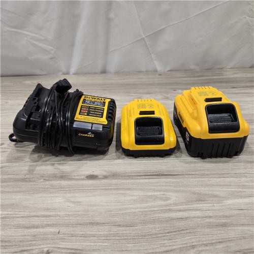 AS-IS DEWALT 20V MAX Lithium-Ion 6.0Ah and 4.0Ah Battery and Charger Starter Kit