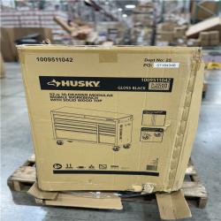 DALLAS LOCATION - AS-IS HUSKY 52IN 10 DRAWER WORKBENCH GLOSS BLACK