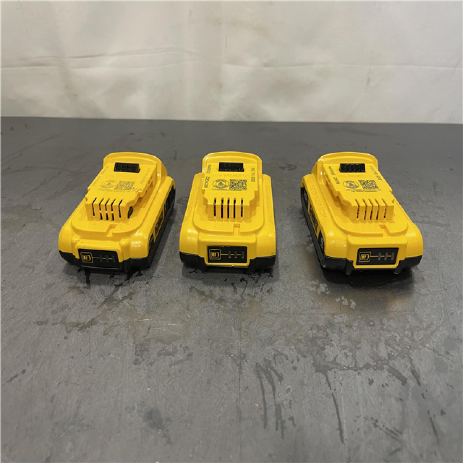 AS-IS - DeWalt 20V MAX Lithium-Ion 2.0Ah Compact Battery Pack Kit (3 -Pack)