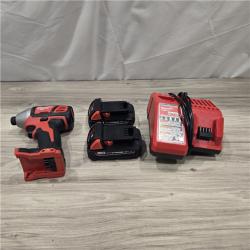 AS-IS Milwaukee M18 18V Cordless 1/4 in. Impact Driver Kit