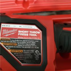 California AS-IS Milwaukee M18 Short Throw Press Tool Kit  Includes (2) Batteries  Charger & Hard Case