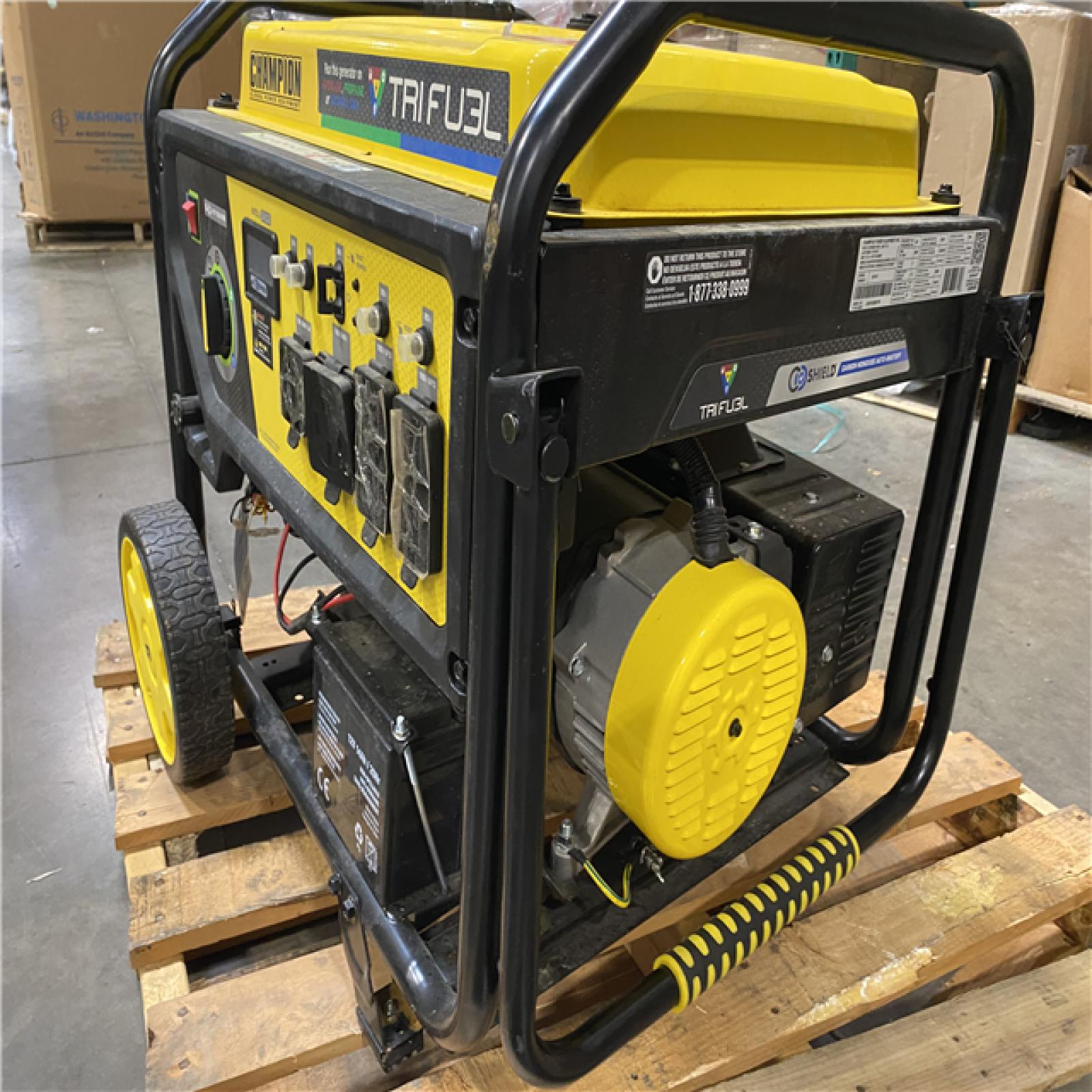 Dallas Location - As-Is Champion Power Equipment 11,500/9,200-Watt Gasoline Gas Portable Generator