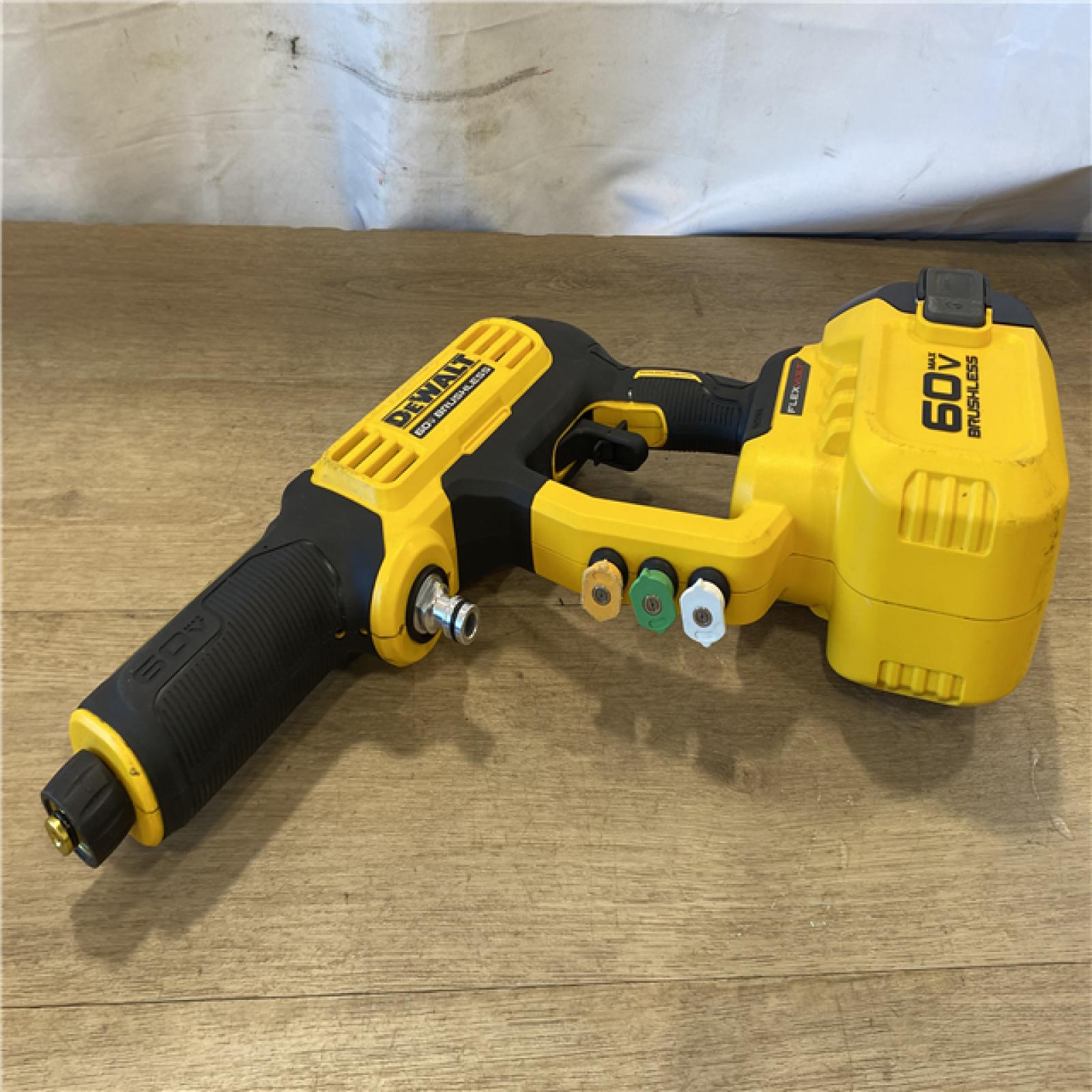 AS-IS DEWALT FLEXVOLT 60V MAX 1000 PSI 1.0 GPM Cold Water Cordless Power Cleaner (Tool Only)