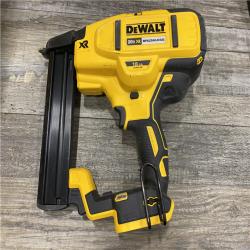 AS-IS DEWALT 20V MAX XR Lithium-Ion Cordless 18-Gauge Narrow Crown Stapler Kit