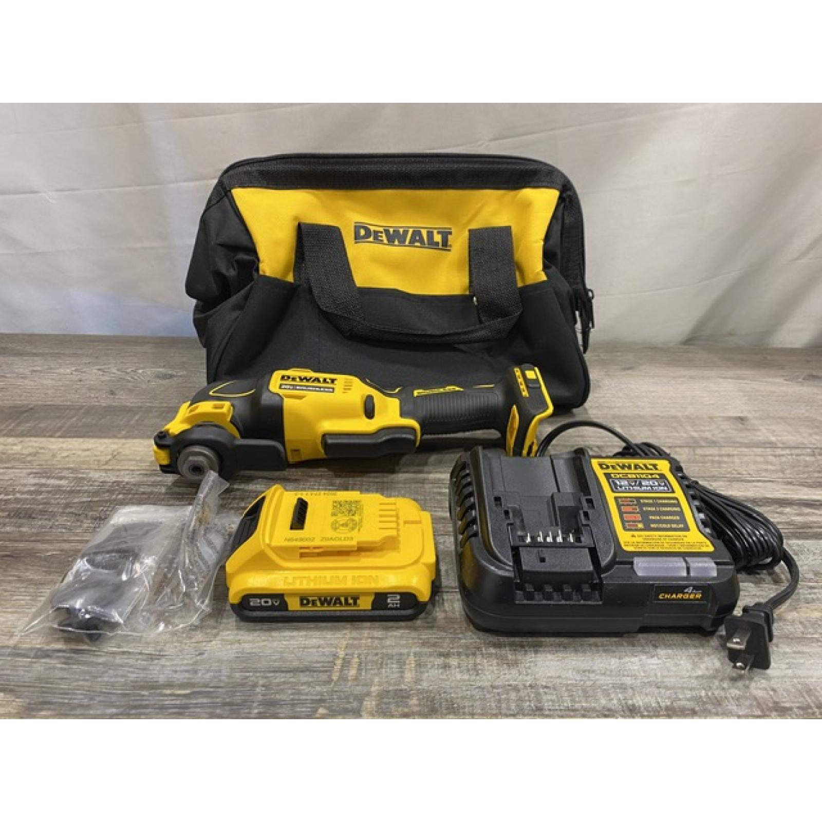 AS-IS DEWALT ATOMIC 20V MAX Cordless Brushless Oscillating Multi Tool Kit