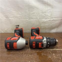 AS-IS  Milwaukee 18V Cordless Brushed 2 Tool Drill/Driver and Impact Driver Kit