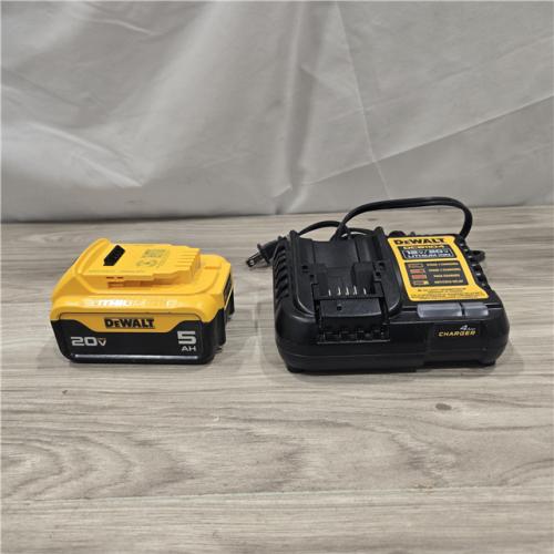 AS-IS DEWALT 20-Volt Maximum XR 5.0 Ah Battery Pack and Charger Kit