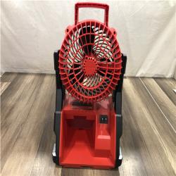 AS-IS - Milwaukee 18-Volt Lithium-Ion Brushless Cordless PACKOUT Jobsite Fan (Tool-Only)