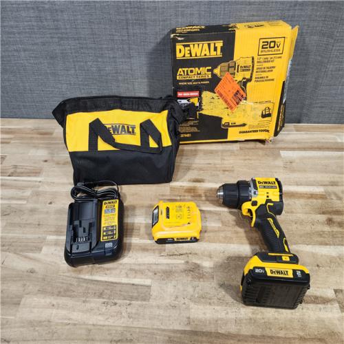 HOUSTON LOCATION - AS - IS DEWALT Atomic 20V Lithium-Ion Cordless Compact 1/2 in. Drill/Driver Kit
