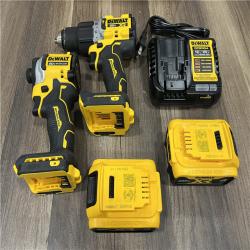GOOD DEWALT 20V MAX XR Hammer Drill and ATOMIC Impact Driver 2 Tool Cordless Combo Kit with (2) 4.0Ah Batteries, Charger, and Bag