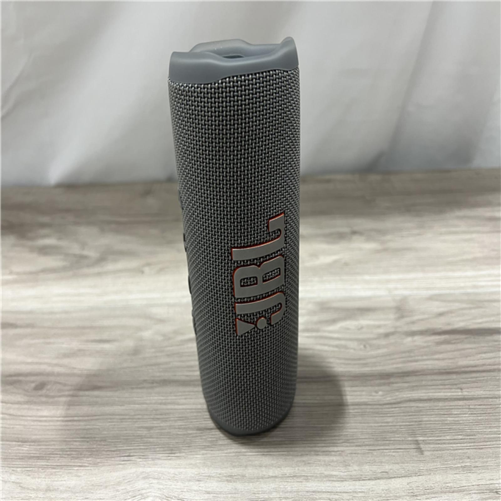 AS-IS JBL Flip 6 Gray Portable Bluetooth Speaker