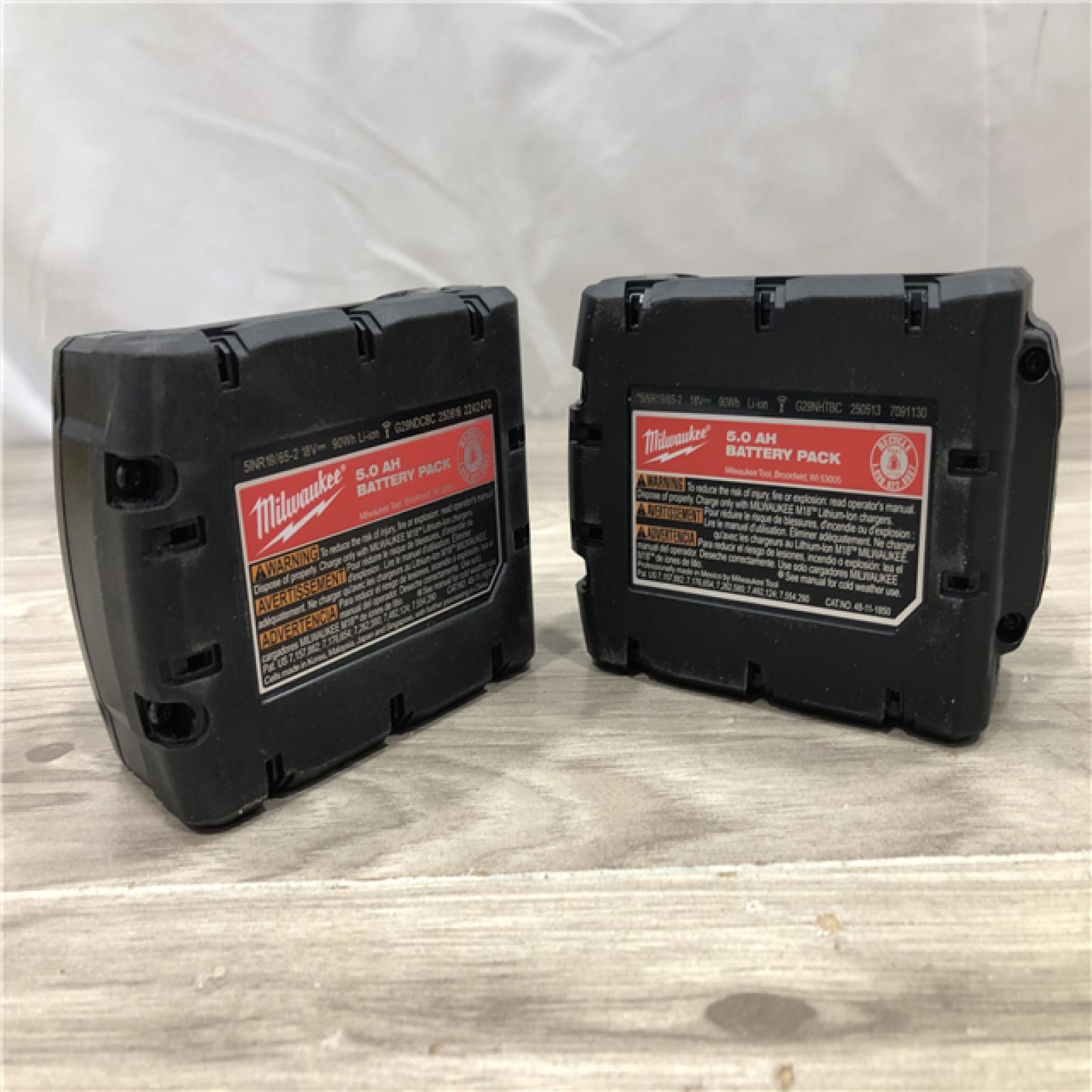 AS-IS Milwaukee 18-Volt Lithium-Ion XC Starter Kit