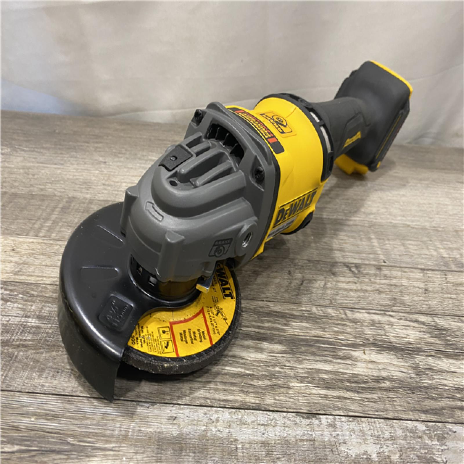 AS-IS DEWALT 60V MAX Cordless Brushless 4.5 in. to 6 in. Small Angle Grinder with Kickback Brake (Tool Only)