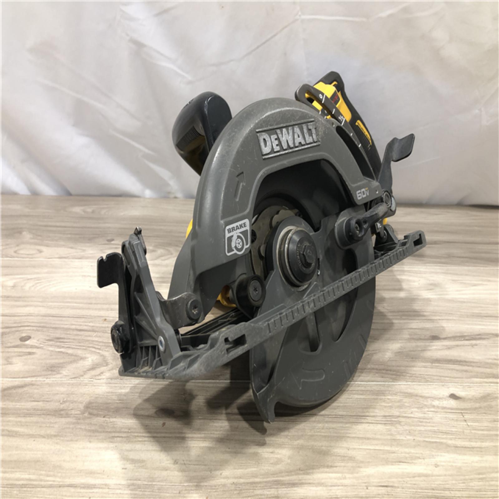 AS-IS DEWALT FLEXVOLT 60V MAX Cordless 7-1/4 in. Wormdrive Style Circular Saw (Tool Only)