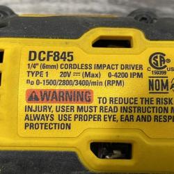 AS-IS DEWALT 20-Volt Maximum XR Lithium-Ion Cordless Brushless 1/4 in. 3-Speed Impact Driver Kit