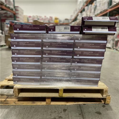 DALLAS LOCATION- HOME Decorators Collection Simsbury Glen Oak 12 mm T x 8.03in W  Wood Flooring PALLET (25 CASES)