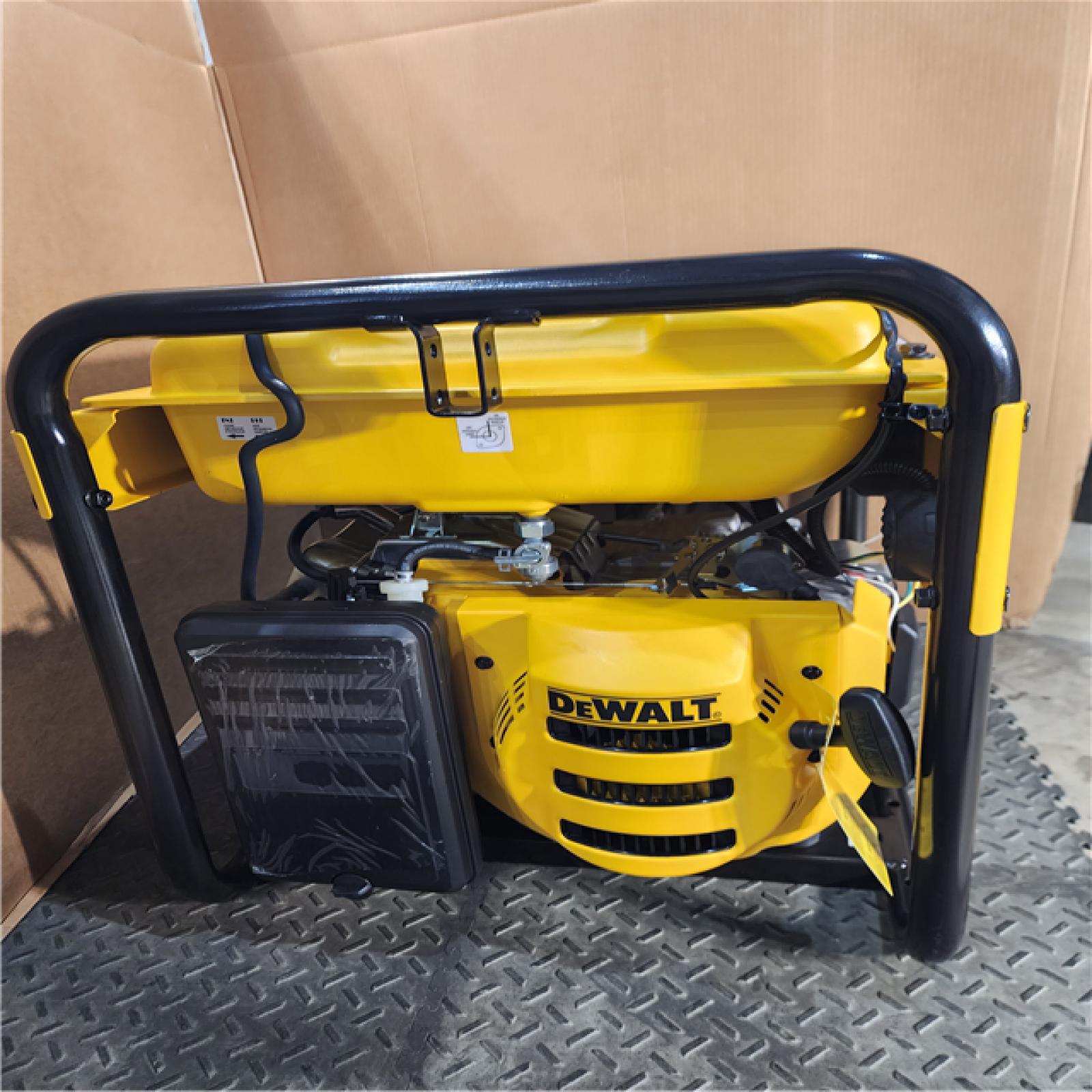 HOUSTON LOCATION - AS-IS (APPEARS LIKE NEW) DEWALT 8,000-Watt Gasoline Powered Electric Start Portable Generator with Idle Control, GFCI Outlets and CO Protect