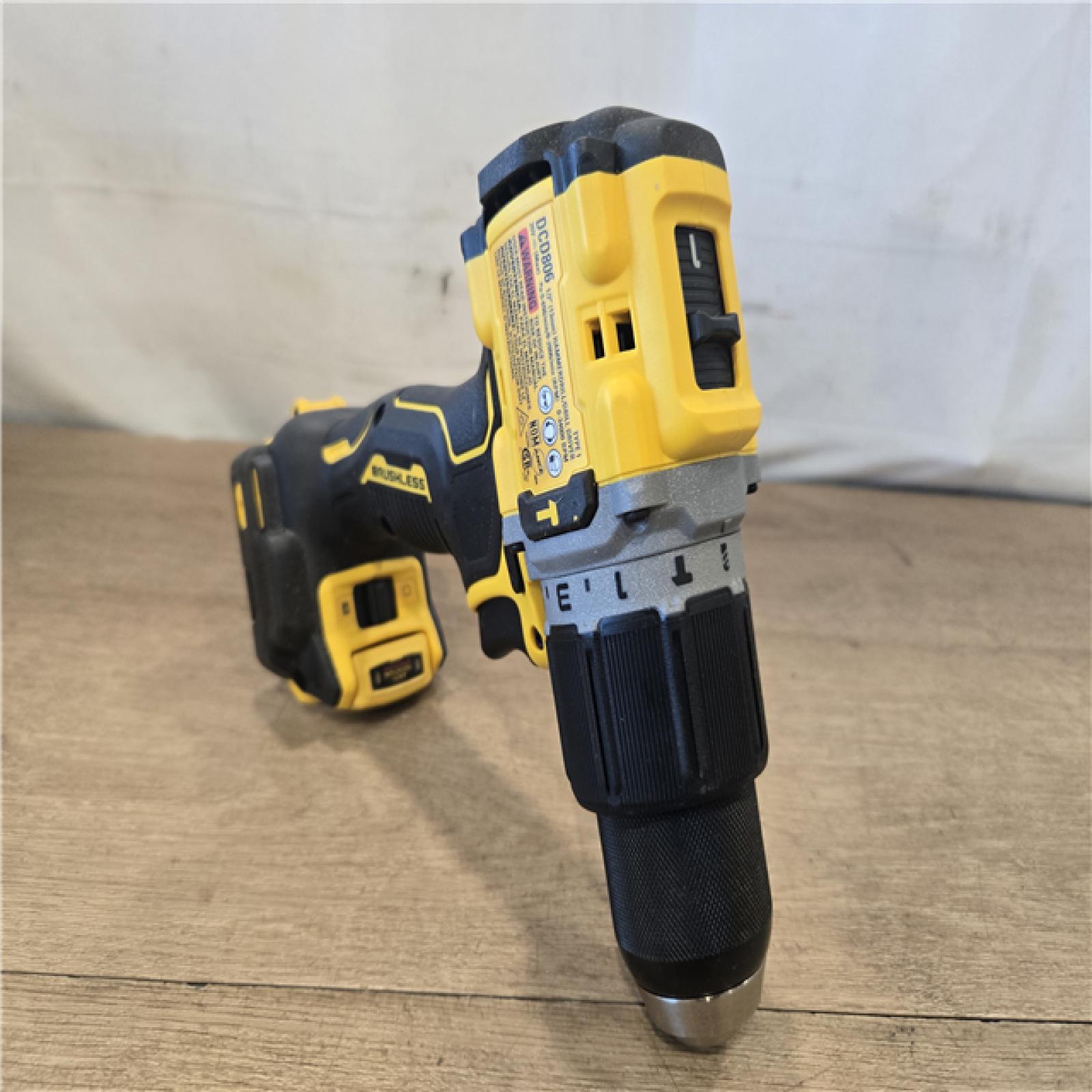 AS-IS DEWALT 20V XR Cordless 1/2 in. Hammer Drill (Tool-Only)