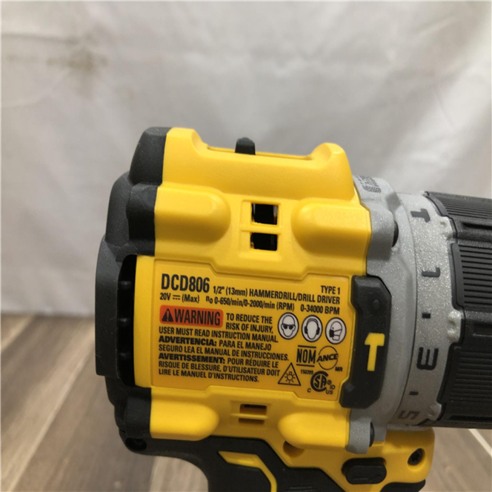 AS-IS DEWALT 20V XR Brushless Cordless 1/2 in. Hammer Drill (Tool-Only)