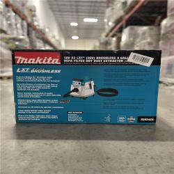 NEW! - MAKITA 18V X2 LXT Lithium-Ion (36V) Brushless Cordless 4 Gallon Dry Dust Extractor (TOOL ONLY)