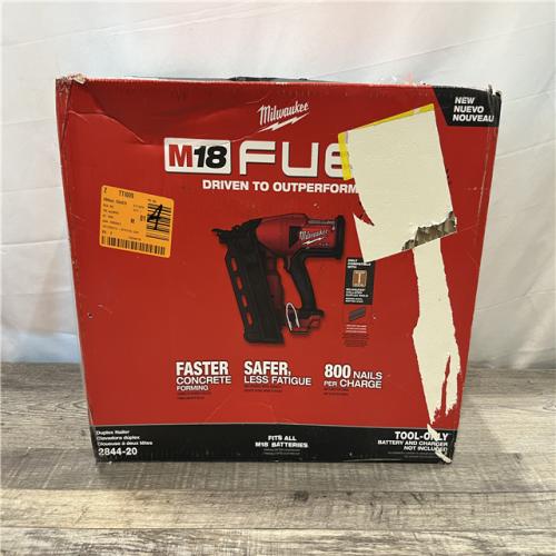 NEW - Milwaukee FUEL 18-Volt Brushless Lithium-Ion Cordless 21-Degree Duplex Nailer (Tool-Only)