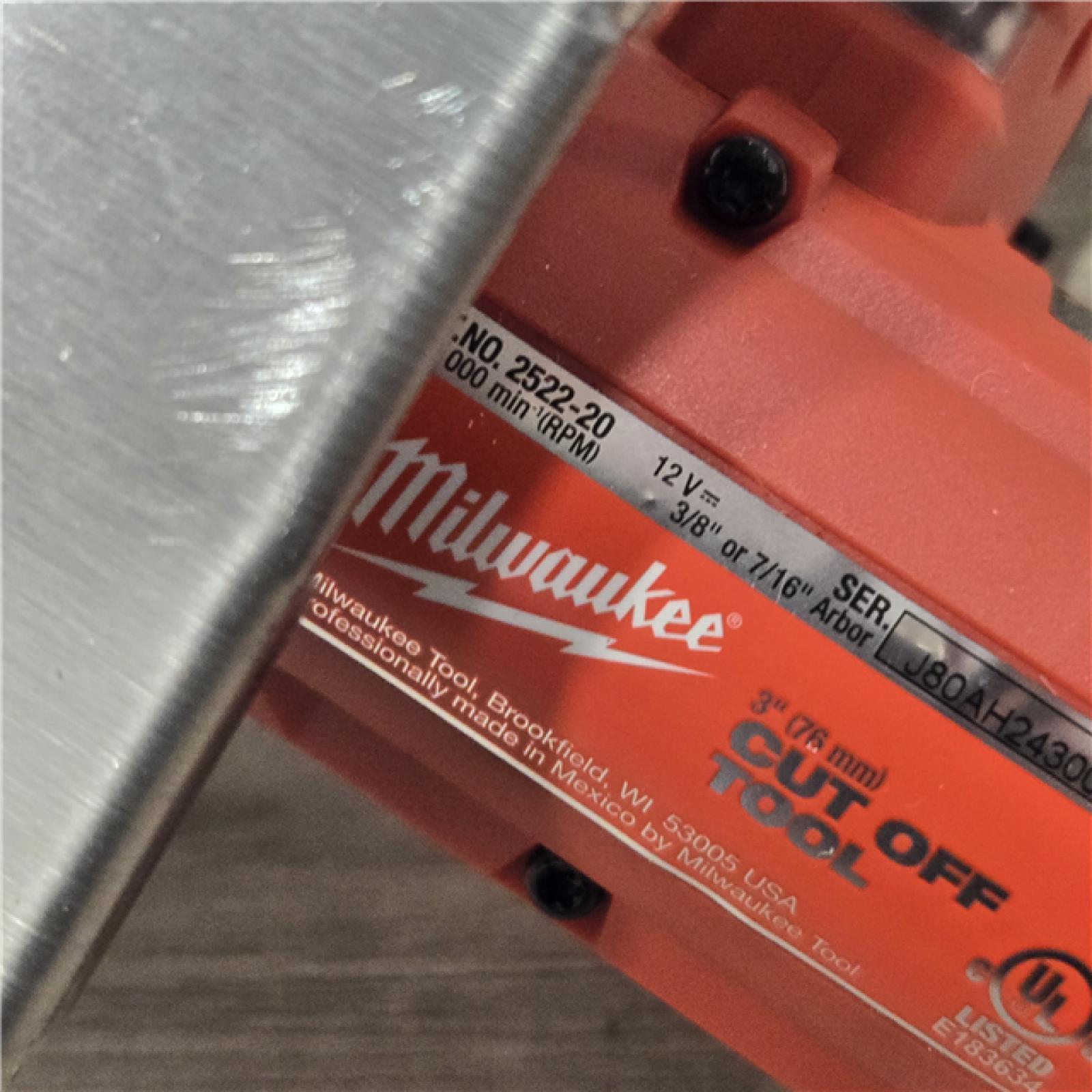 AS-IS Milwaukee M12 FUEL 12V Cordless 3 in. Cut Off Saw (Tool-Only)