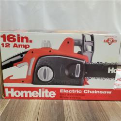 NEW! HOMELITE 16 in. 12 Amp Electric Chainsaw