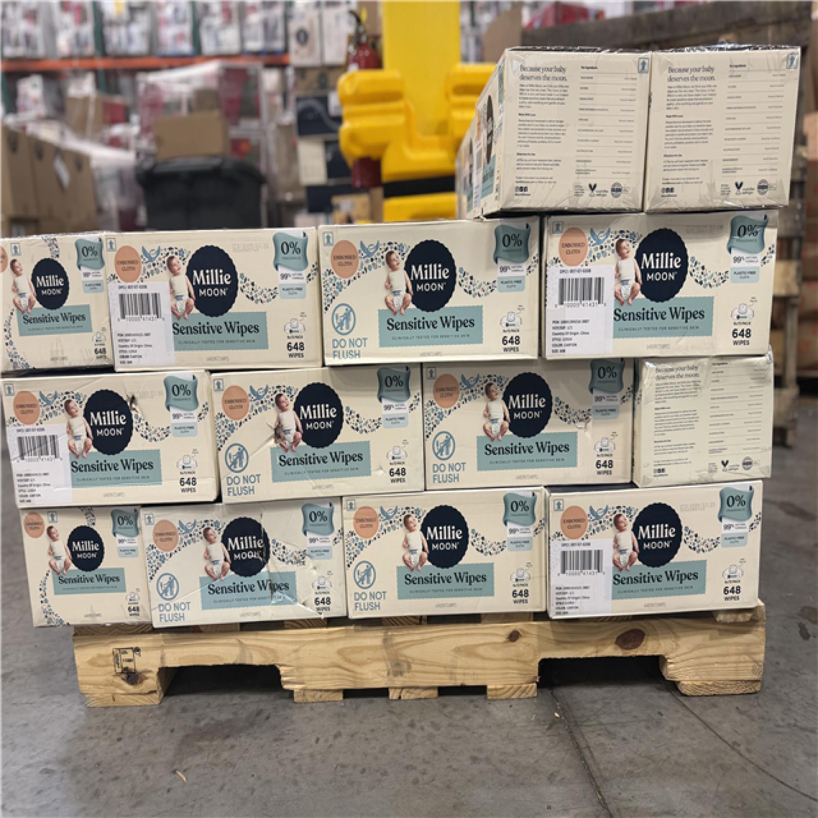 DALLAS LOCATION - BULLSEYE WIPE'S PALLET -(60 CASES)