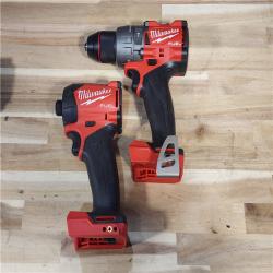 HOUSTON LOCATION - AS-IS MILWAUKEE 2 TOOL COMBO KIT W/ (2) BATTERY & CHARGER