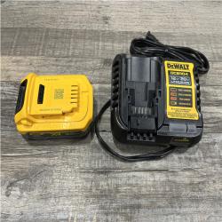 AS-IS DEWALT 20V MAX XR POWERSTACK Lithium-Ion Battery Starter Kit with 3.5Ah Battery and Charger