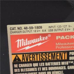 AS-IS Milwaukee M18 Packout Six Bay Rapid Charger (Tool-Only)