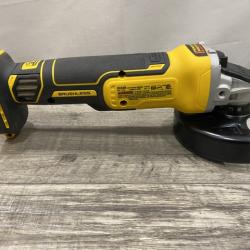 AS-IS DEWALT 20V MAX XR Cordless Brushless 4.5 in. Slide Switch Small Angle Grinder with Kickback Brake (Tool Only)