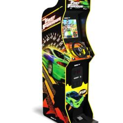 DALLAS LOCATION - NEW! The Fast & The Furious Deluxe Arcade Game for Your Home  with 5-Foot-Tall Stand-up Cabinet  2 Classic Games  and 17-inch LCD Screen
