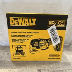 NEW - DEWALT 20V MAX XR Cordless Brushless 3-Speed Oscillating Multi Tool Kit