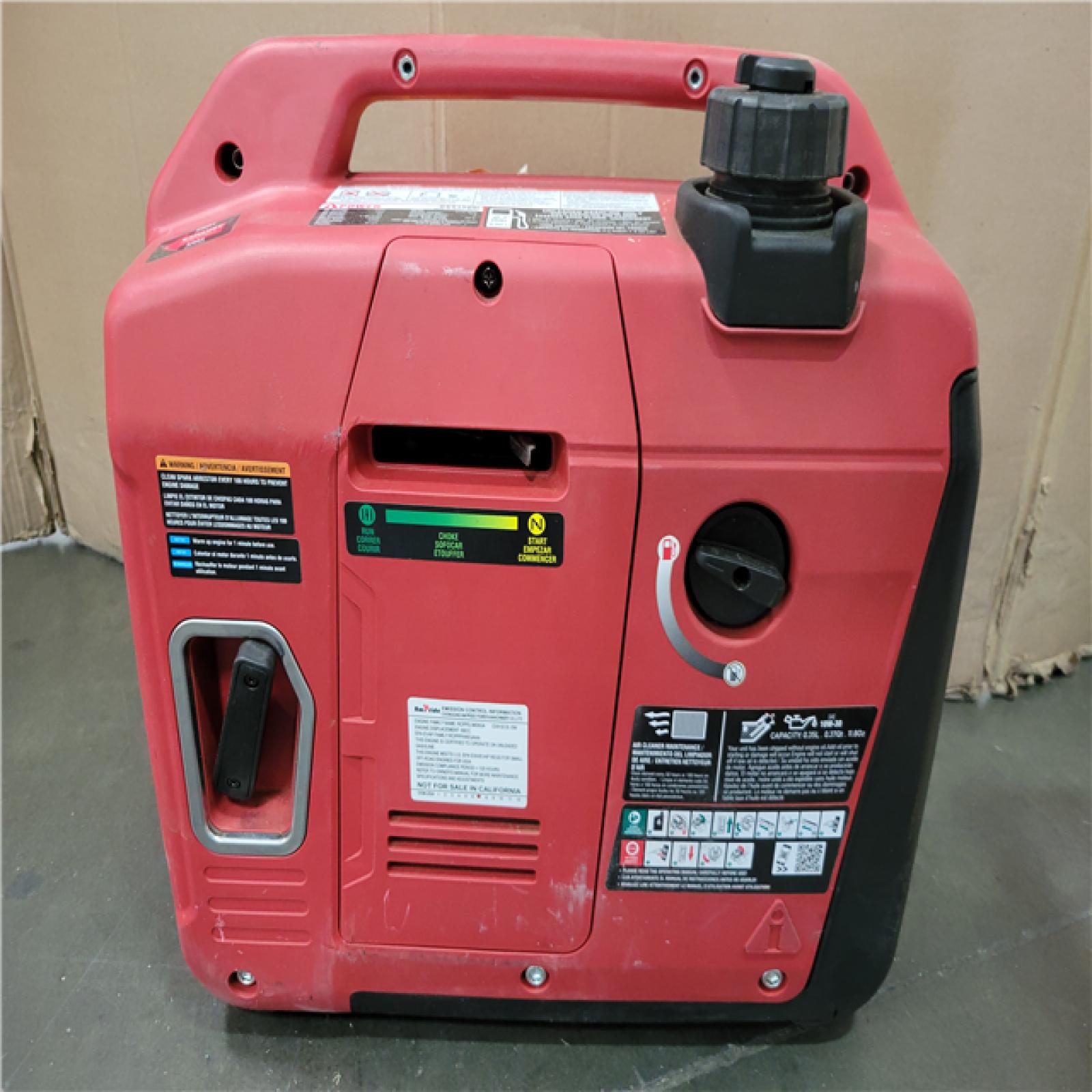 CALIFORNIA AS-IS OUTDOOR POWER EQUIPMENT