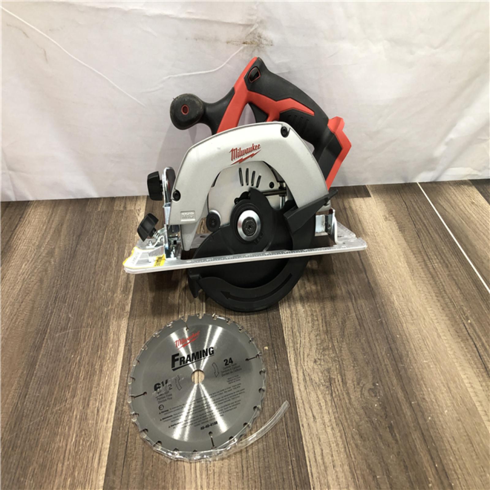 AS-IS Milwaukee 18V Lithium-Ion Cordless 6-1/2 in. Circular Saw (Tool-Only)