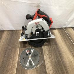 AS-IS Milwaukee 18V Lithium-Ion Cordless 6-1/2 in. Circular Saw (Tool-Only)