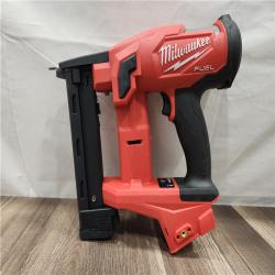 AS-IS- MILWAUKEE FUEL 18V Cordless 18-Gauge 1/4 in. Narrow Crown Stapler (Tool-Only)