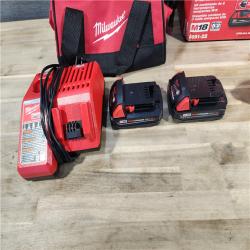 HOUSTON LOCATION - AS-IS Milwaukee M18 18V Cordless Brushed 2 Tool Drill/Driver and Impact Driver Kit