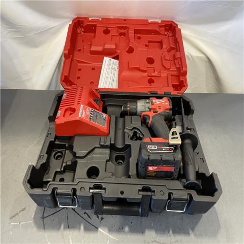 AS-IS - Milwaukee M18 FUEL 18-Volt Lithium-Ion Brushless Cordless 1/2 in. Hammer Drill/Driver Kit
