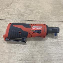 AS-IS Milwaukee 12V Lithium-Ion Cordless 3/8 in. Ratchet (Tool-Only)