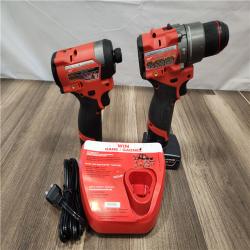 AS-IS- Milwaukee 12V Brushless Hammer Drill and Impact Driver Combo Kit