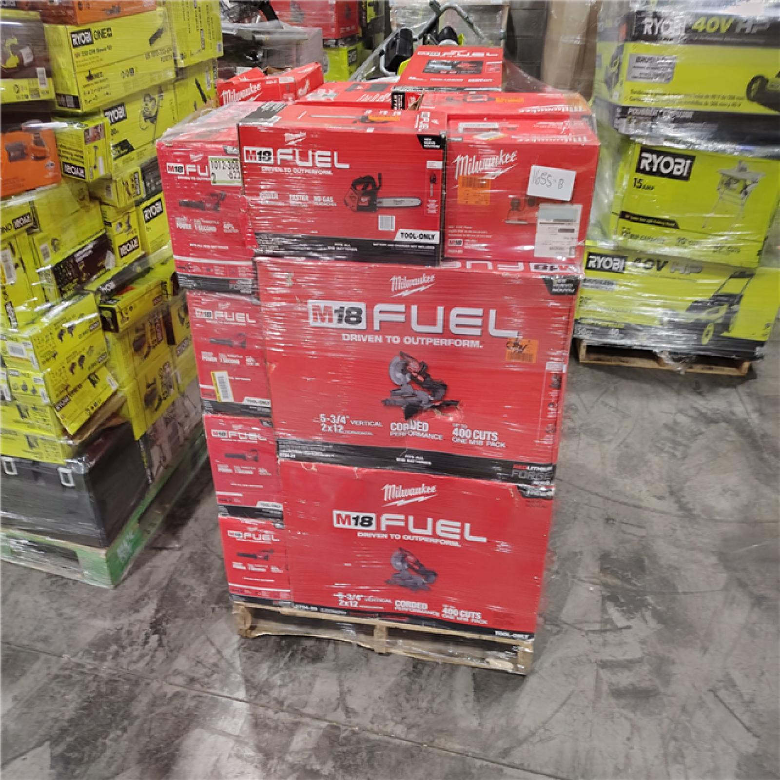Pittston Location As-Is Power Tools Partial Truckload (13 Pallets) 1655-B
